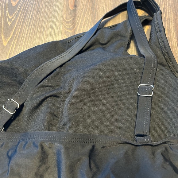 Women’s One Shoulder Swimsuit, Black, Size 20W, NWT - Picture 2 of 4